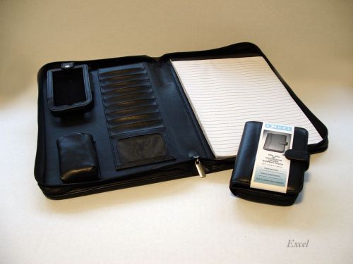 New, Package Deal-25% OFF!,Padfolio w/ PDA Cell Pockets and PDA Holder w/ Pouch