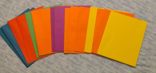 Lot of 15 File Folders Assorted Colors