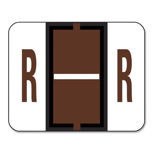 Smead 67088 Brown Bccr Bar-style Color-coded Alphabetic Label - R - (smd67088)
