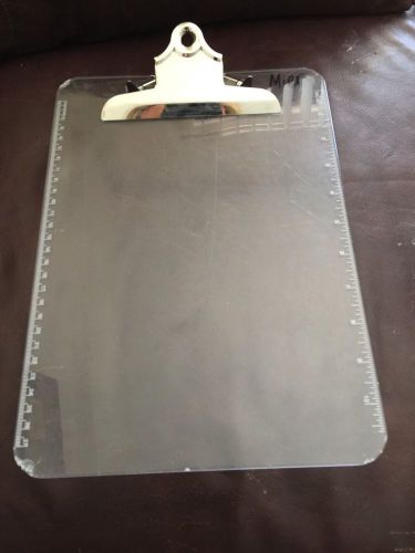 Clear clip boards
