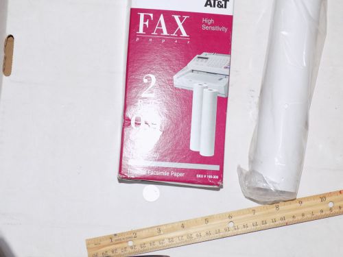 98 feet AT&amp;T Thermal Fax Facsimile Paper #190-305 fits 40 brands single roll