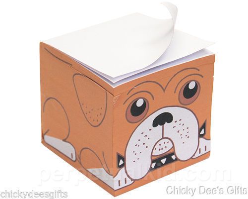 Spinning boxer notepad dog new memo pad note for sale