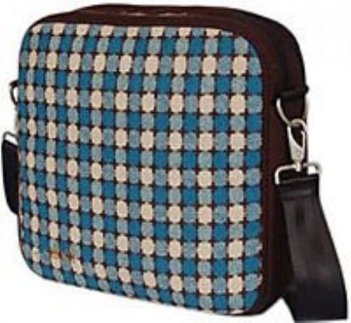 O yikes turquoise &amp; chocolate square bag for sale