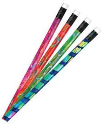 Batik Tie-Dye Assorted Pencils 12 Count