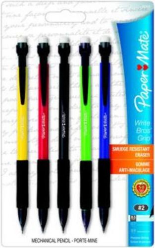 Sanford Paper Mate Write Bros. Mechanical Pencil 0.5mm Assorted 5 Count
