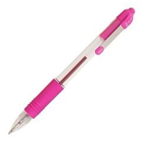 Zebra z-grip pen genuine bold fuchsia pink - additional ship free mix &amp; match for sale