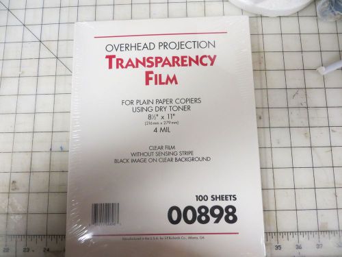 OVERHEAD PROJECTION TRANSPARENCY FILM - 100 SHEETS