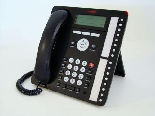 NEW Avaya 1616-I IP Office Phone 1616D Black VoIP NoPWR 700458540 FulL Warranty
