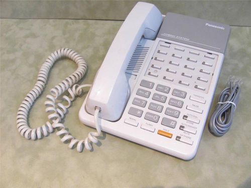 Panasonic Hybrid System Corded White Telephone Model KX-T7020 Speakerphone