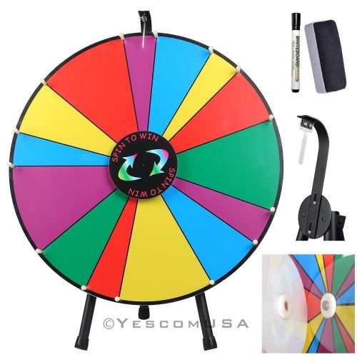24&#034; 14 slot tabletop tripod spinning prize wheel acrylic board for sale