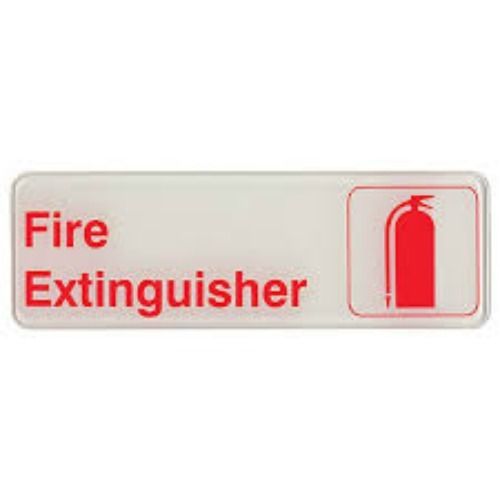 Update International - S39-16RD  -&#034;Fire Extinguisher&#034; Sign - [3x9&#034;]