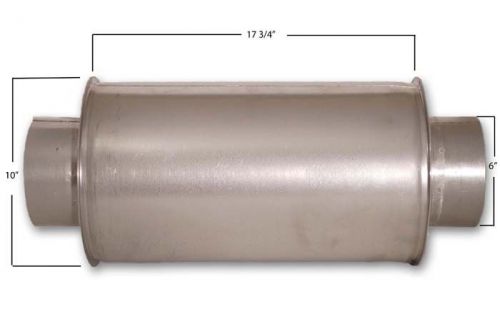 6&#034; inch duct muffler inline fan silencer noise reducer for sale
