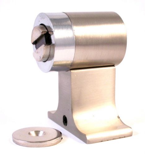 Dx-1 satin nickel *magnetic* door stop / holder  ~commercial grade quality~ for sale