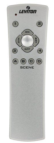 Leviton vrmr1-sg vizia rf + infrared handheld remote controller for sale