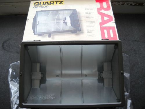 RAB QF1500 OUTDOOR FLOOD LIGHT WITH 1500W  LAMP   NEW CONDITION IN BOX