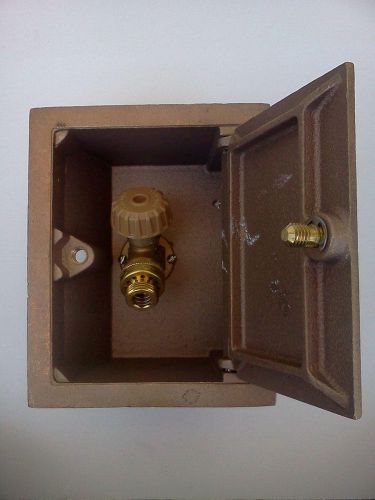 Woodford Model B24-3/4-BR BRASS Wall Hydrant Concealed In A Wall Box BRAND NEW!!