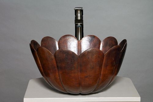 Native trails antique copper bathroom sink tulip vessel cp262 for sale