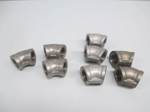 LOT 8 NEW ASP ASSORTED 304 316-1S 304-1 CAMCO 1IN NPT FITTING STAINLESS D241206