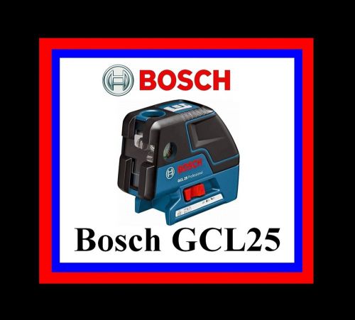 Bosch GCL25 Self Leveling 5-Point Alignment Laser with Cross-Line