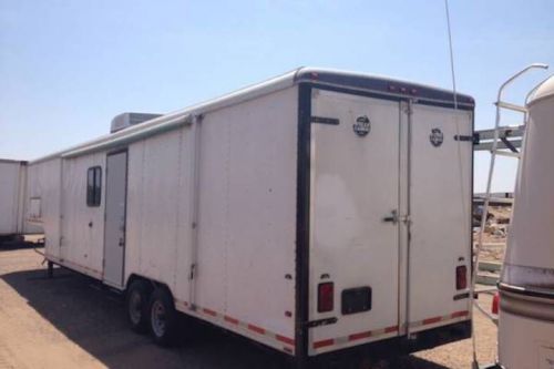 Wells cargo 40&#039; 5th wheel enclosed toy hauler trailer-office trailer w a/c for sale