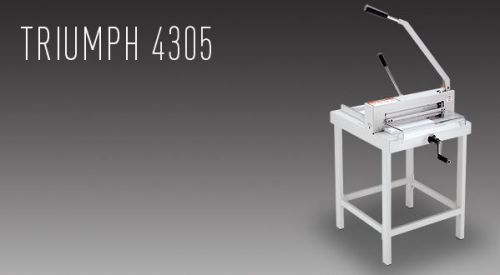 Triumph 4305 manual tabletop cutter - mbm for sale