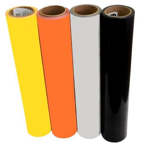 20”x3ft Heat Transfer Vinyl Reflective choice of 4 colors for safety wear;cutter