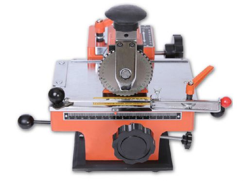 Semi-automatic Nameplate Metal Label Stamping Printer Marking Machine 4mm Font
