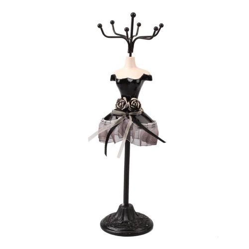 Fashion mannequin skirt earrings necklace jewelry stand display holder organizer for sale