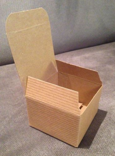 (100) Small Natural Kraft Gift Boxes - 3x3x2