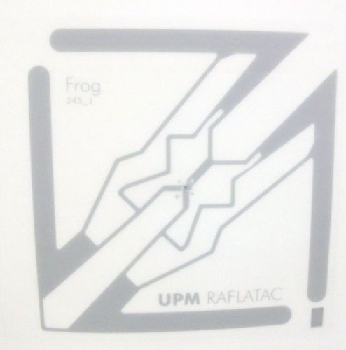 10 pcs - uhf rfid inlay labels / tags, upm raflatac frog adhesive, 4x6&#034; for sale