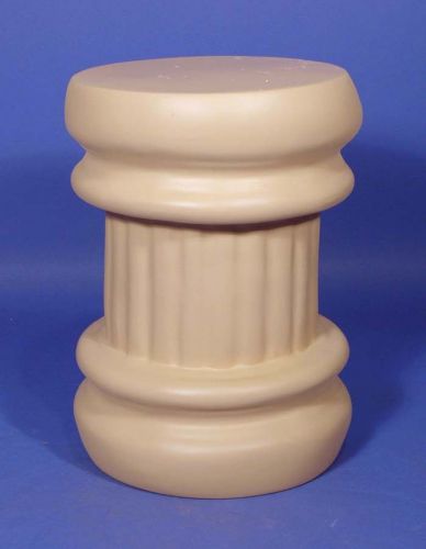 Brand New Flesh Tone Color  15&#034; Fiberglass Stool - Roman Style Pillar