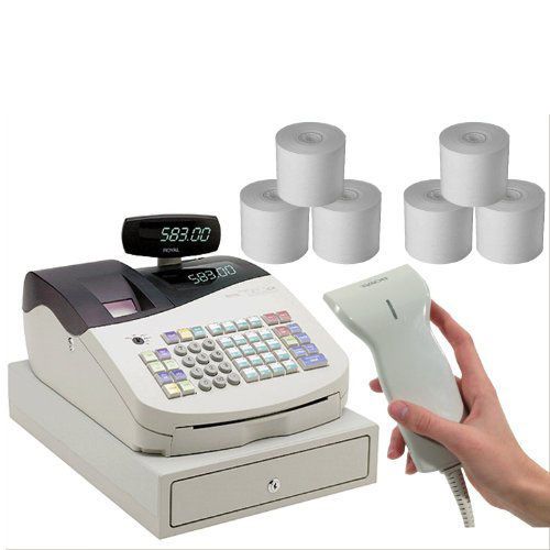 Royal alpha583cx store electronic heavy duty cash register + accessory kit for sale