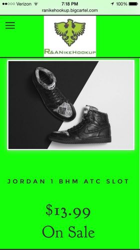Jordan 1 BHM ATC Service Kobe Lebron Retro Nike Shoes R&amp;ANikeHookup