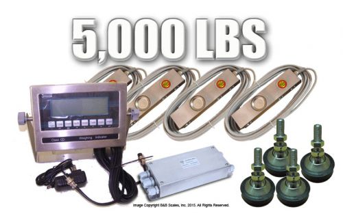 Build  your own livestock scale kit - 5000lb cap, all ntep components for sale