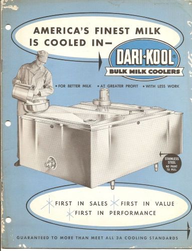 Dari-Kool Bulk Milk Cooler Dairy Brochure