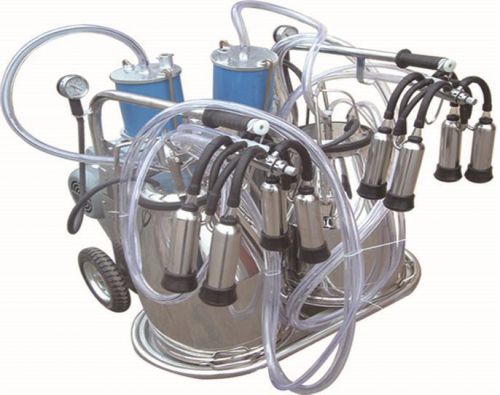 Piston milking machine for cows double tank - factory direct - brand new for sale