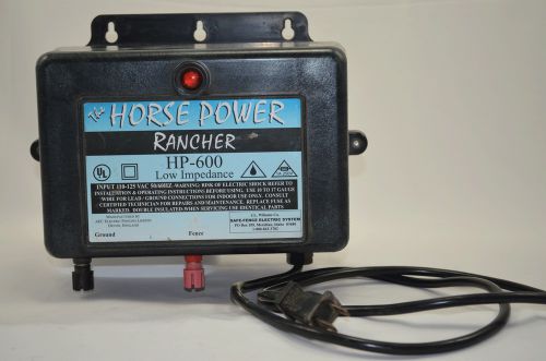 Horse Power Rancher HP-600 Fence Charger