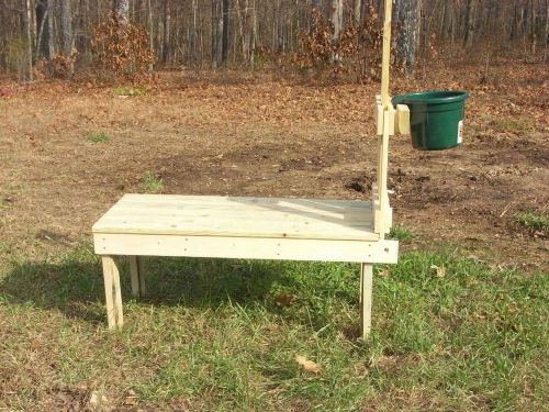 Goatstand.com large 48x22 carpenter build goat stanchion - goat milking stand for sale