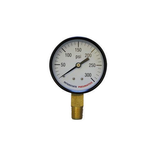 Air pressure gauge bottom mount 2 inch 300 psi 1/4 inch npt - g2012-300 for sale