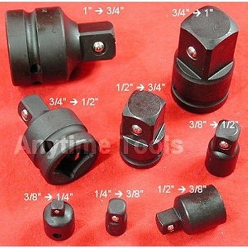 8 pc pro impact reducer adapter socket drive set hd new for sale