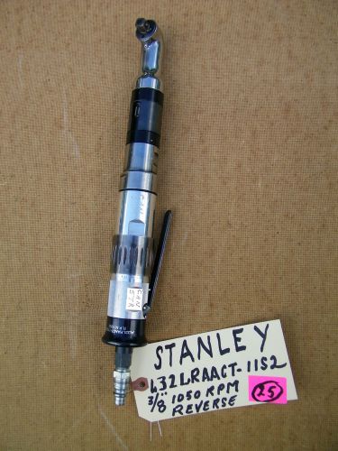 STANLEY- RT ANGLE PNEUMATIC NUTRUNNER 3/8&#034;. USED- 1050 RPM, A32LRAACT-11S2