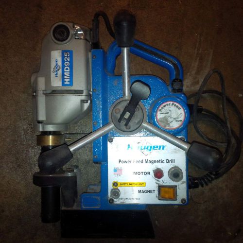 Hougen HMD925 power feed mag drill