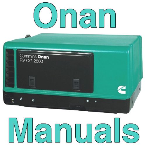 Onan Microlite Generator Service, Parts, OP, Install - 4 Manuals Set - Gas &amp; LPG