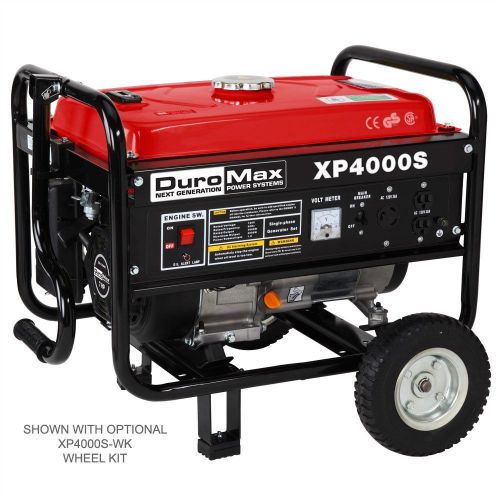 Duromax xp4000s 7.0 hp gasoline powered rv camping portable rv generator, 4000 w for sale