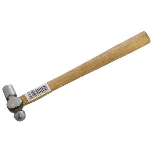 1/4 Lb Ball Pein Hammer Wooden Handle Hardened Tempered Polished Head
