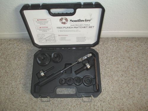 SOUTHWIRE MAXIS MPR-01SD MAX MANUAL KNOCKOUT PUNCH RATCHET SET ELECTRICIAN TOOL