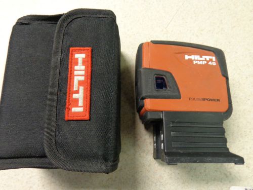 Used hilti pmp45 self leveling point laser w case for sale