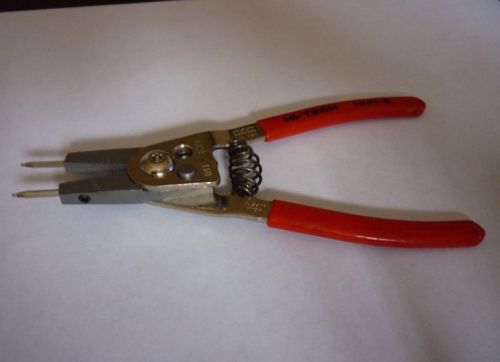 1USED HI-TECH RETAINING RING PLIERS INTERNAL_EXTERNAL NO.1221-S,REPLACEABLE TIPS