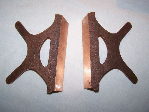 Wilton 6&#034; vise jaw ,copper, old stock for bullet type vises,pr 41-j-327-45 for sale