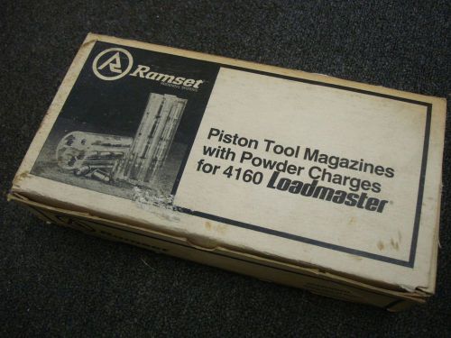 NEW Ramset Piston Tool Magazines With Powder Charges For 4160 Loadmaster